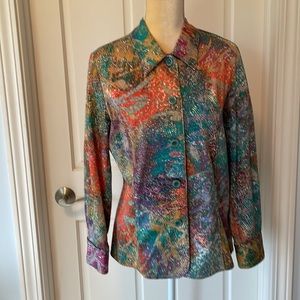 PM Adorable and Colorful Fall Blazer / Jacket - Petite Medium